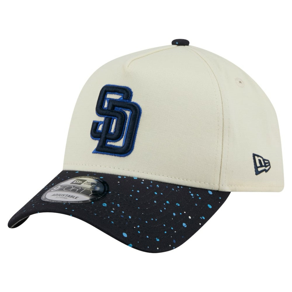 San Diego Padres Speckle A-Frame 9FORTY Adjustable Hat - Cream | New Era