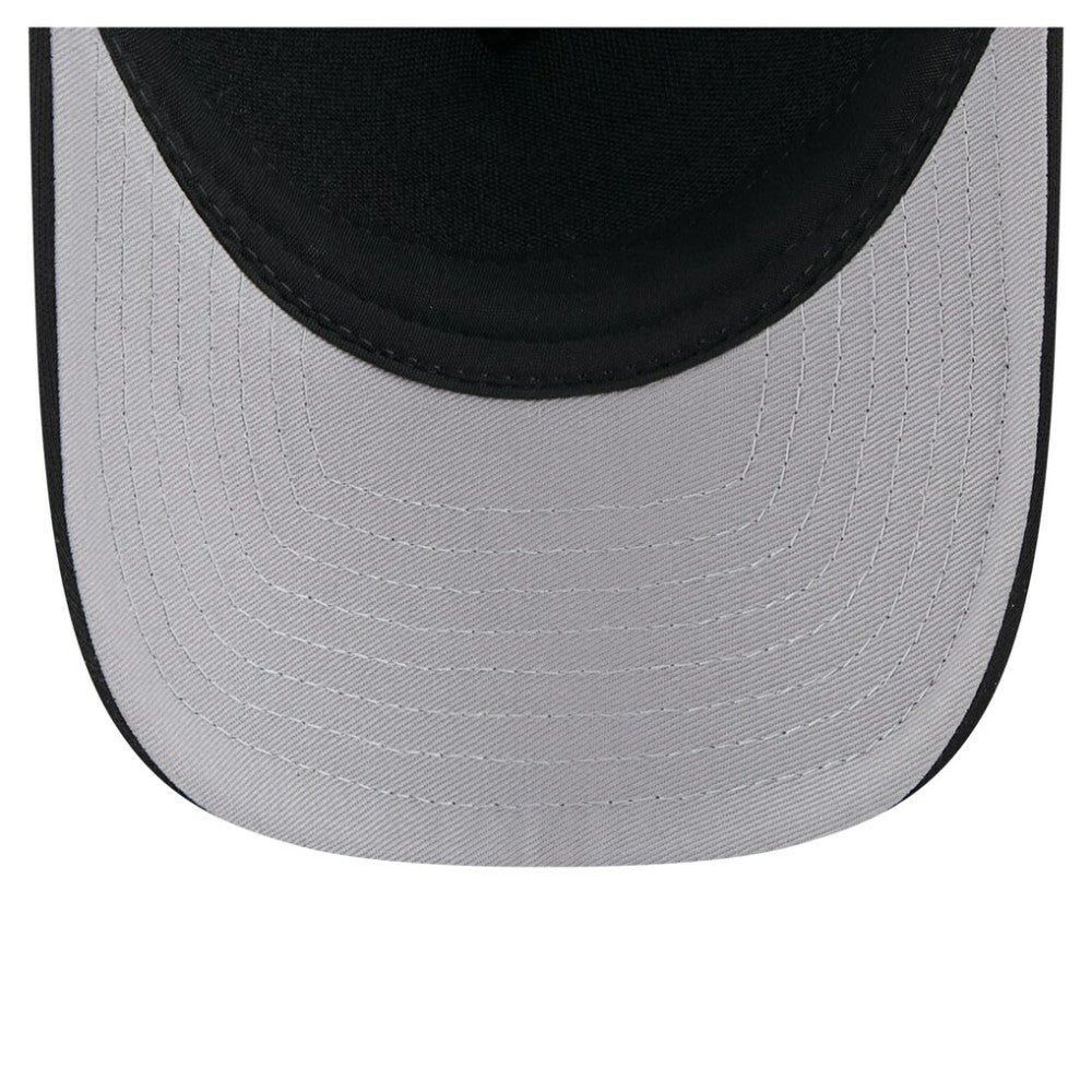 Atlanta Braves City Initial 9FORTY A-Frame M-Crown Adjustable Trucker Hat - Black | New Era