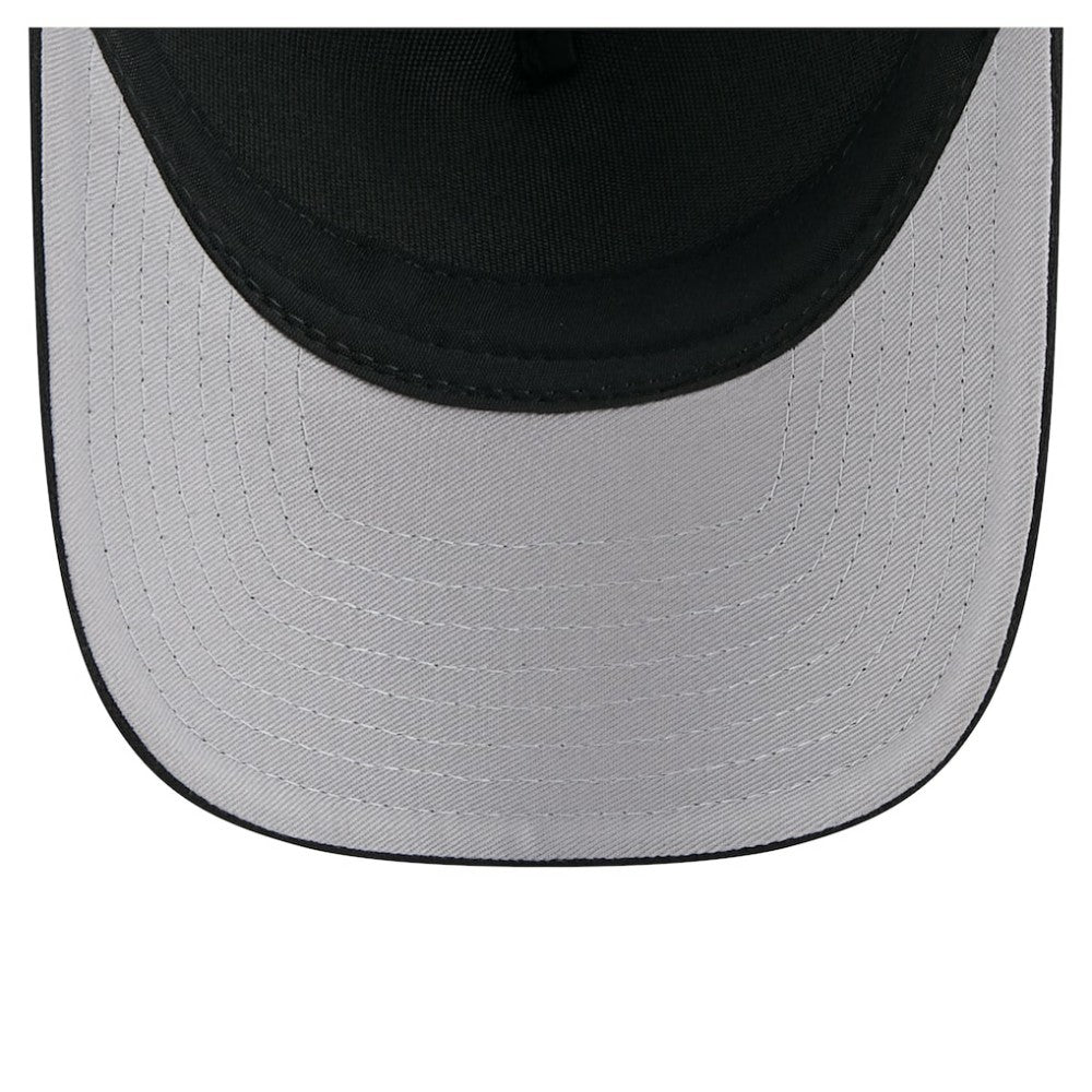 Chicago White Sox City Initial 9FORTY A-Frame M-Crown Adjustable Trucker Hat - Black | New Era