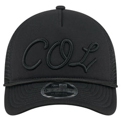 Colorado Rockies City Initial 9FORTY A-Frame M-Crown Adjustable Trucker Hat - Black | New Era