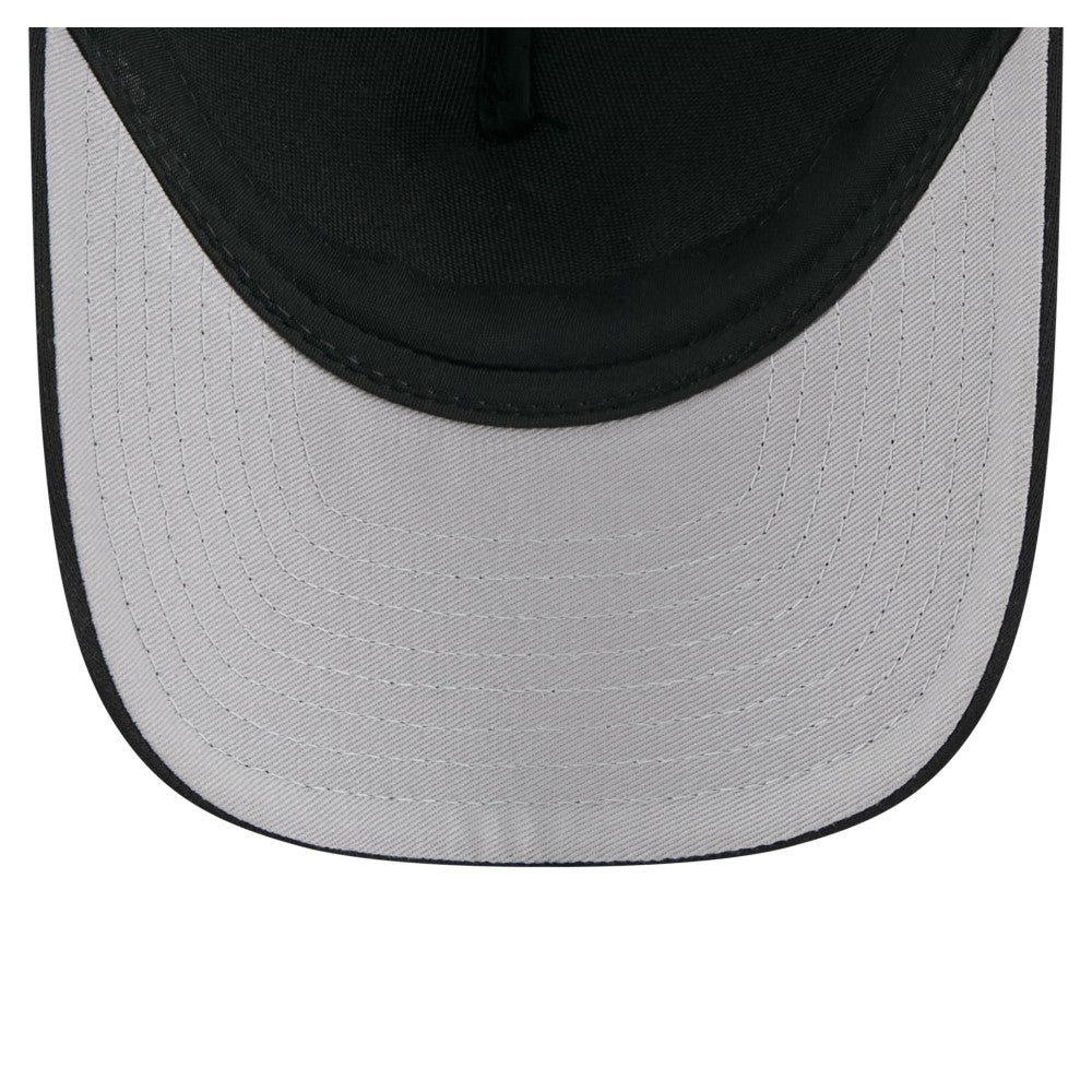 Miami Marlins City Initial 9FORTY A-Frame M-Crown Adjustable Trucker Hat - Black | New Era