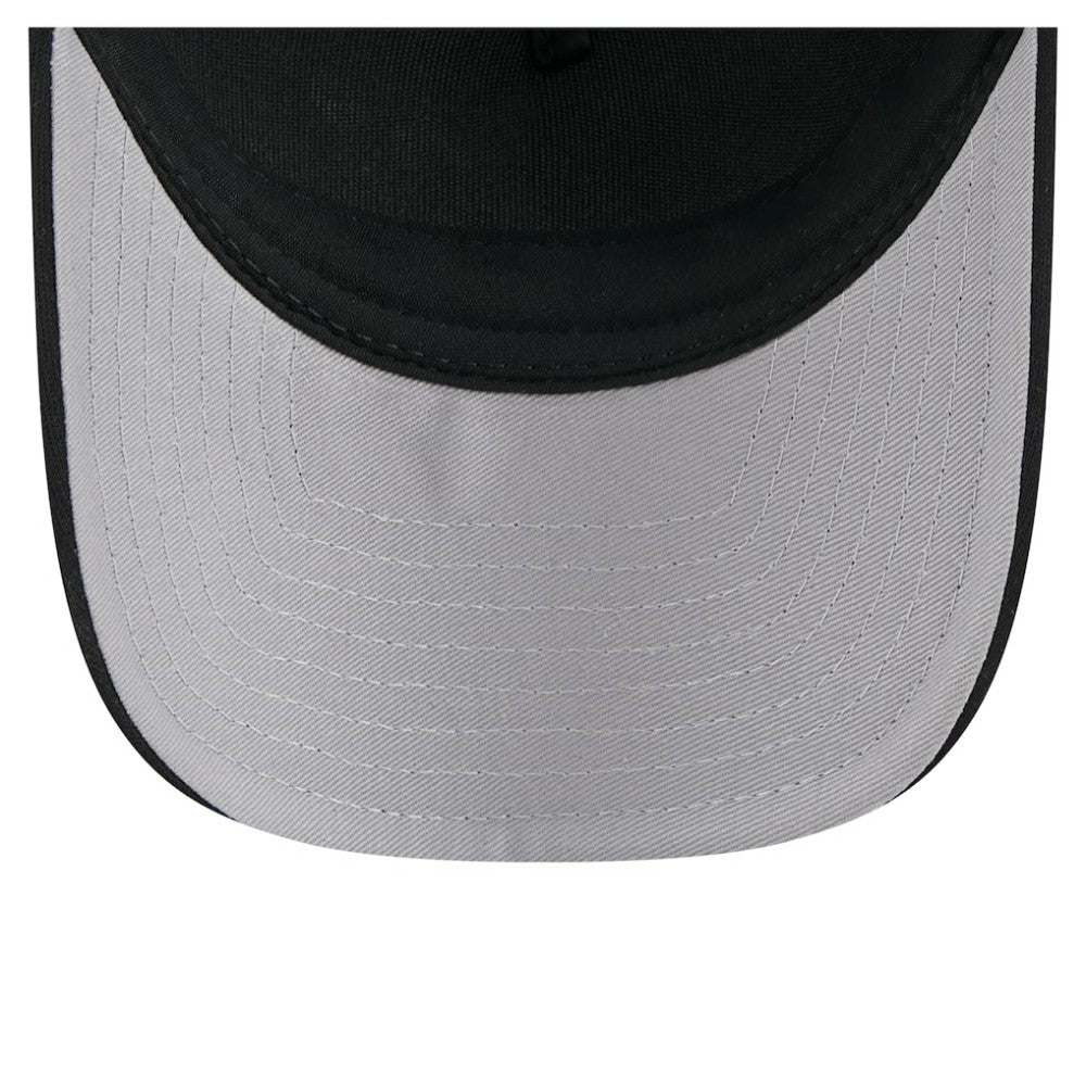 Cincinnati Reds City Initial 9FORTY A-Frame M-Crown Adjustable Trucker Hat - Black | New Era