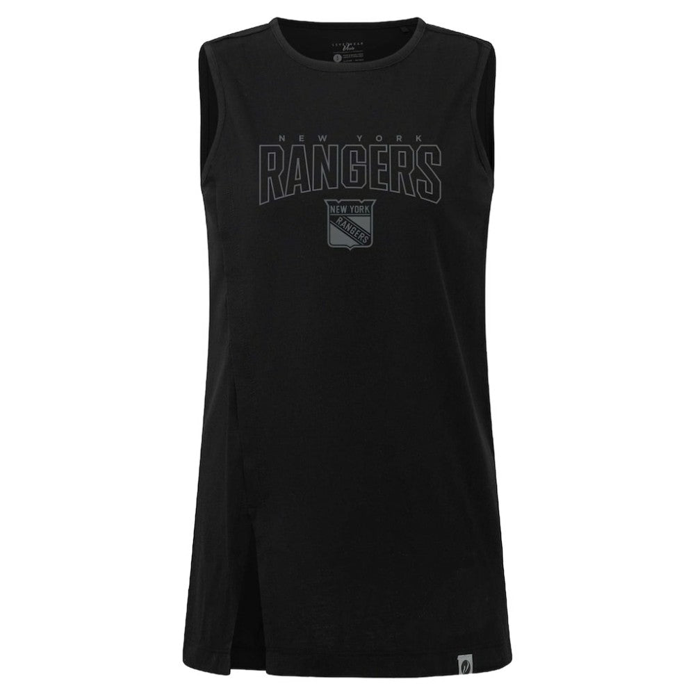 New York Rangers Levelwear Women's Influx Darkmoon Tank Top