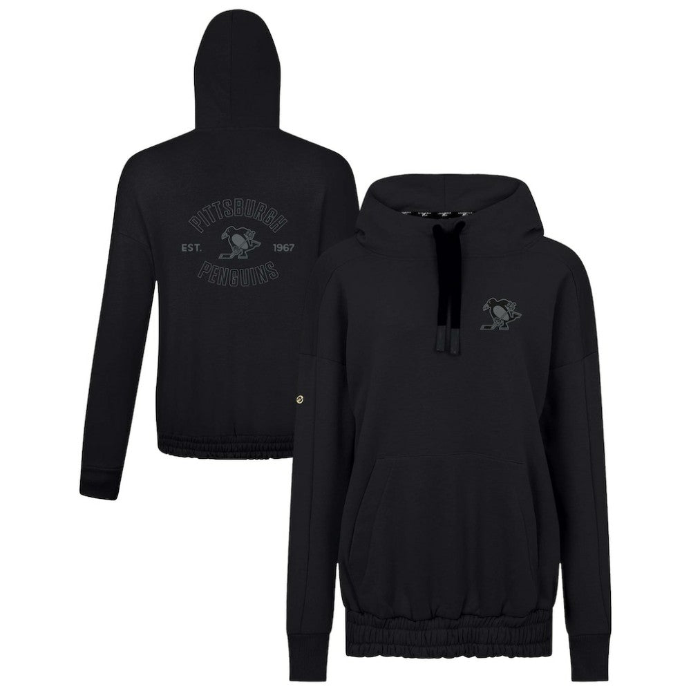 Pittsburgh Penguins Levelwear Women's Waterfall Nightfall Pullover Hoodie