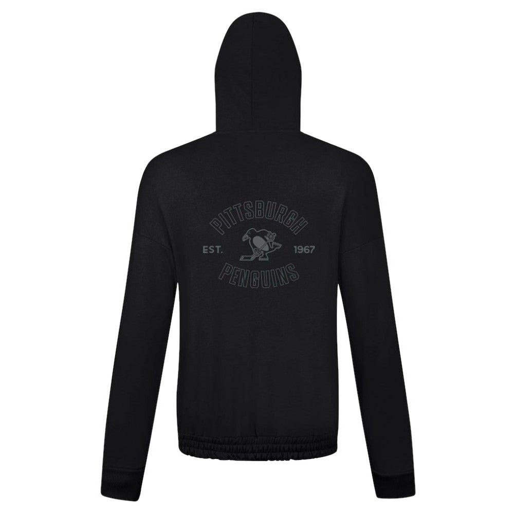Pittsburgh Penguins Levelwear Women's Waterfall Nightfall Pullover Hoodie