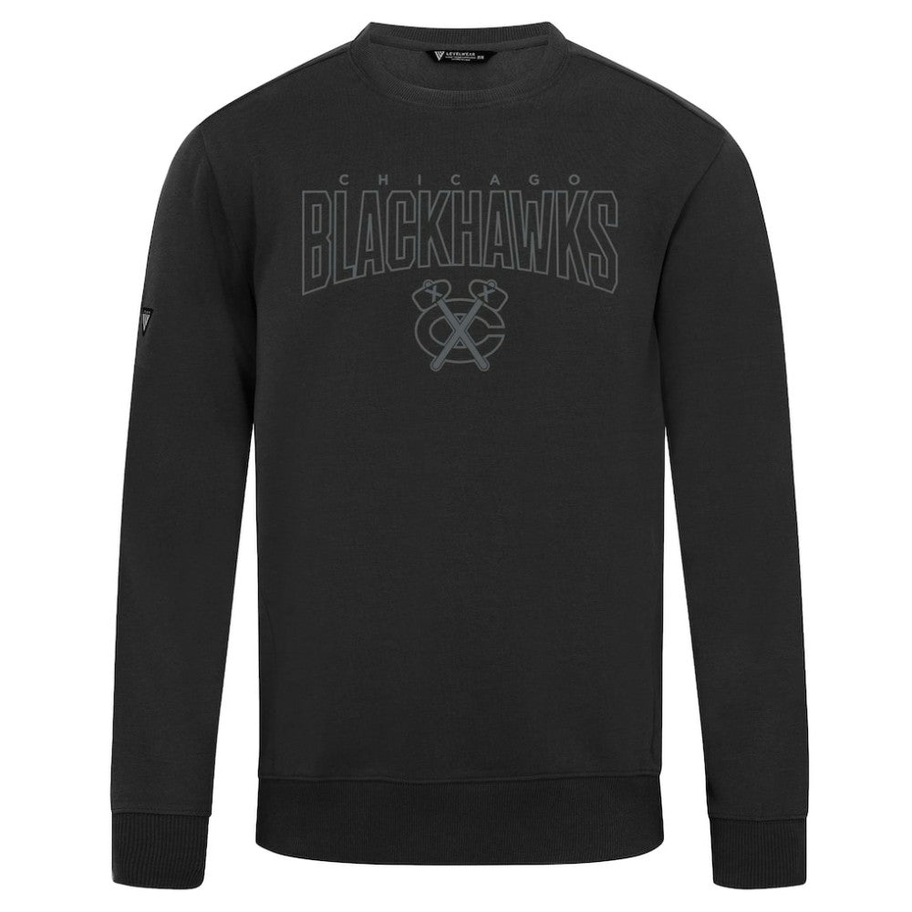 Chicago Blackhawks Levelwear Zane Darkmoon Pullover Sweatshirt