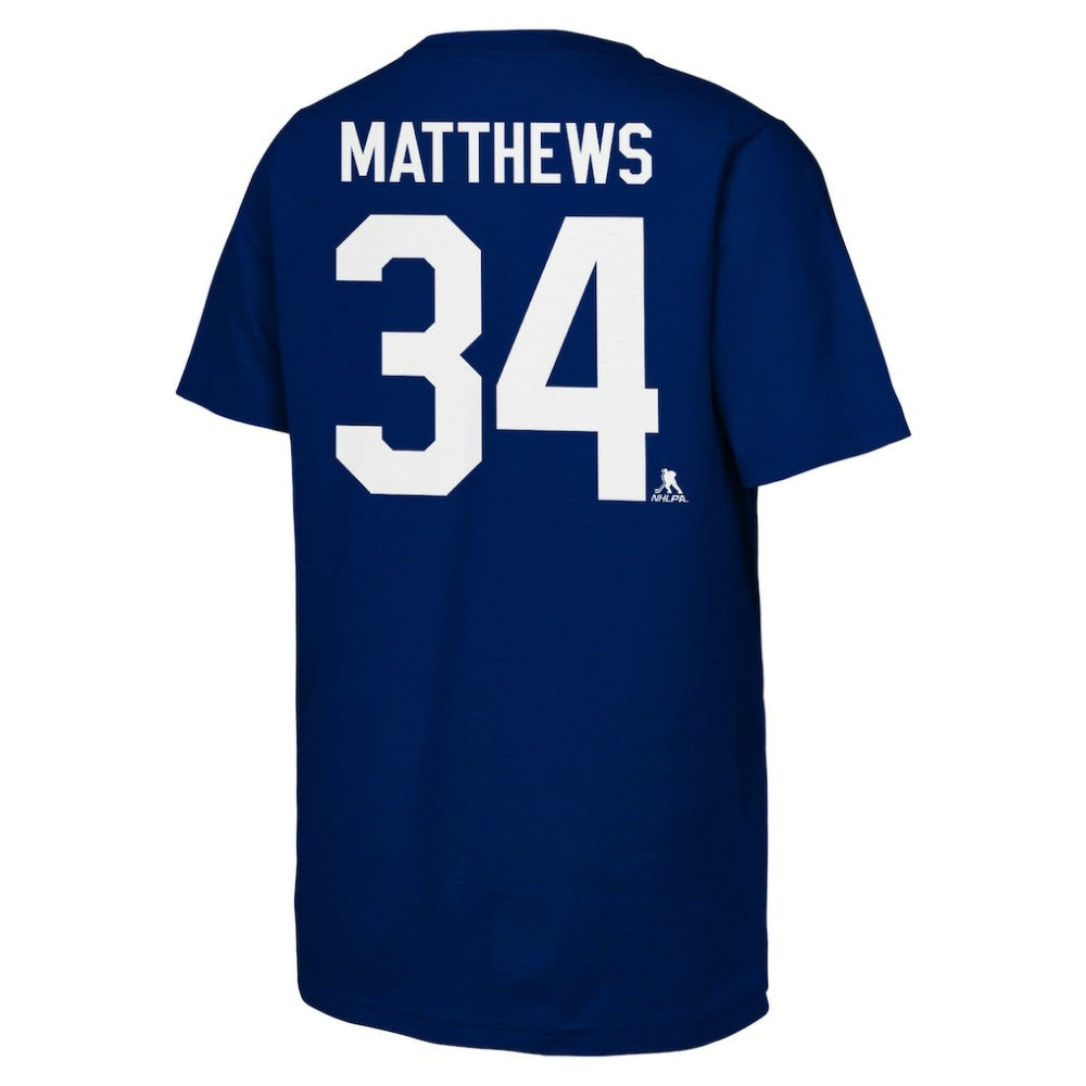 Auston Matthews Toronto Maple Leafs Outerstuff Youth Player Name & Number T-Shirt