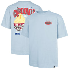 St. Louis Cardinals Ice Cream Parlor Foundation T-Shirt - Light Blue | 47 brand