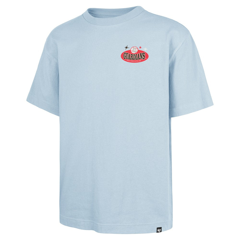 Cleveland Guardians Ice Cream Parlor Foundation T-Shirt - Light Blue | 47 brand