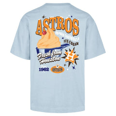 Houston Astros Ice Cream Parlor Foundation T-Shirt - Light Blue | 47 brand