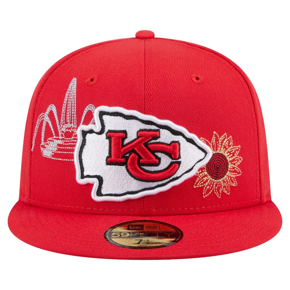 NFL Kansas City Chiefs State Stitch 59FIFTY Fitted Hat