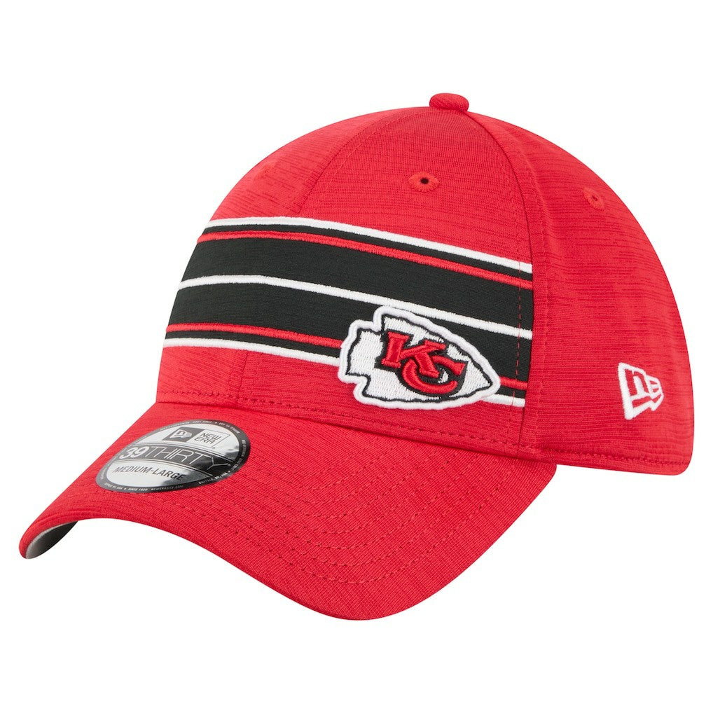 NFL Kansas City Chiefs Stripes 39THIRTY Flex Hat