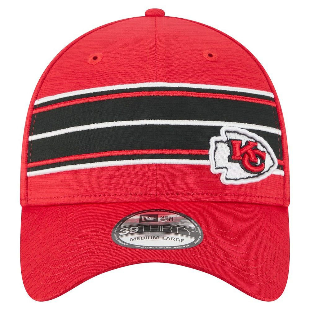NFL Kansas City Chiefs Stripes 39THIRTY Flex Hat