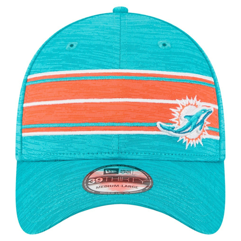 NFL Miami Dolphins Stripes 39THIRTY Flex Hat