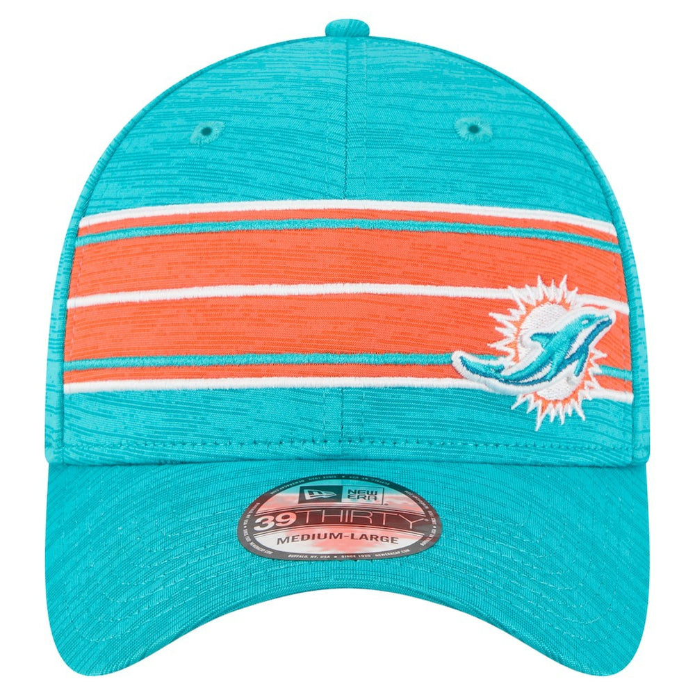 NFL Miami Dolphins Stripes 39THIRTY Flex Hat