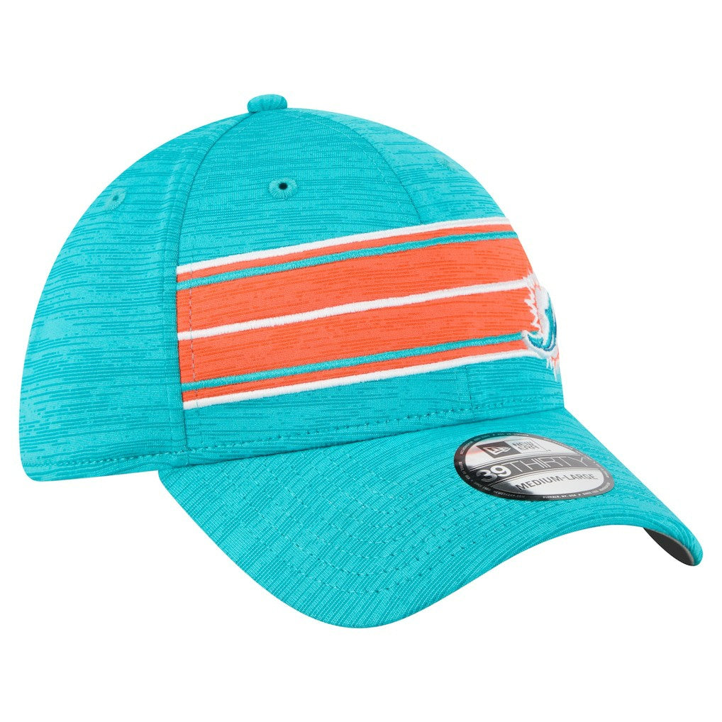 NFL Miami Dolphins Stripes 39THIRTY Flex Hat