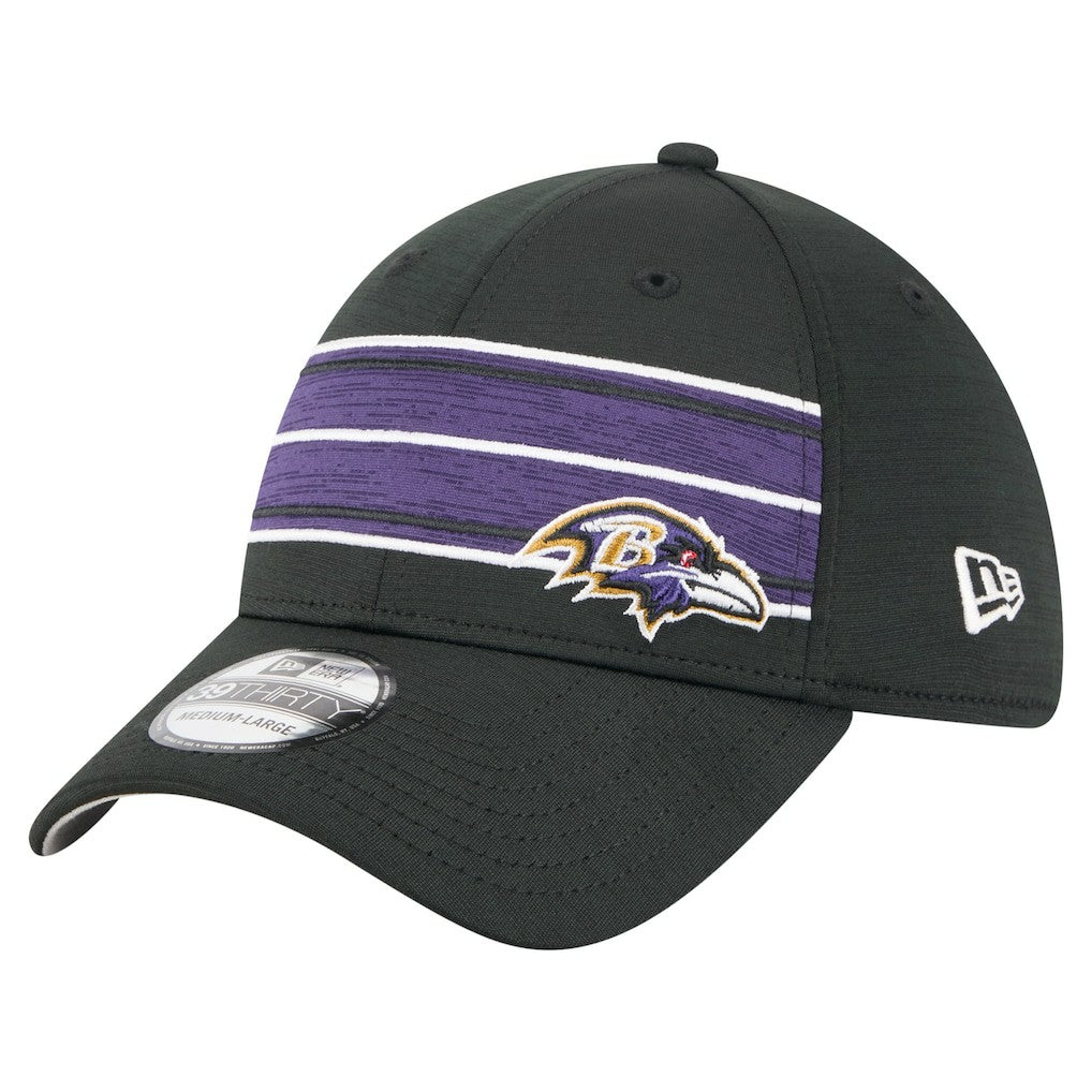 NFL Baltimore Ravens Stripes 39THIRTY Flex Hat