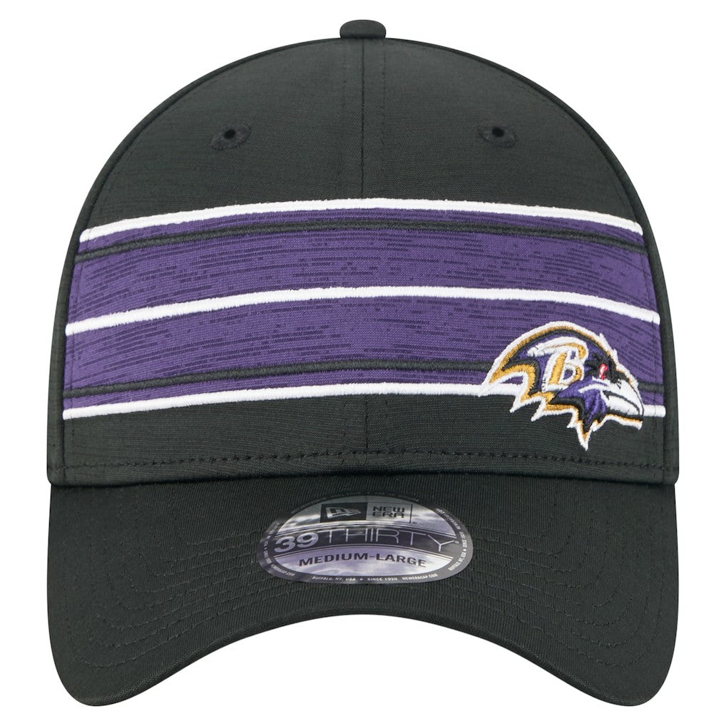 NFL Baltimore Ravens Stripes 39THIRTY Flex Hat