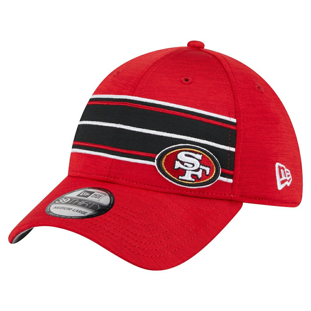NFL San Francisco 49ers Stripes 39THIRTY Flex Hat
