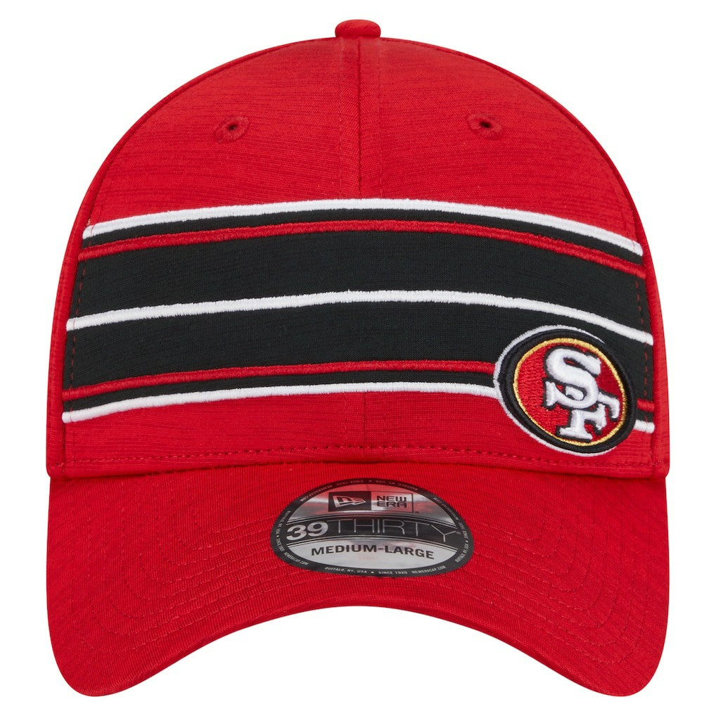 NFL San Francisco 49ers Stripes 39THIRTY Flex Hat
