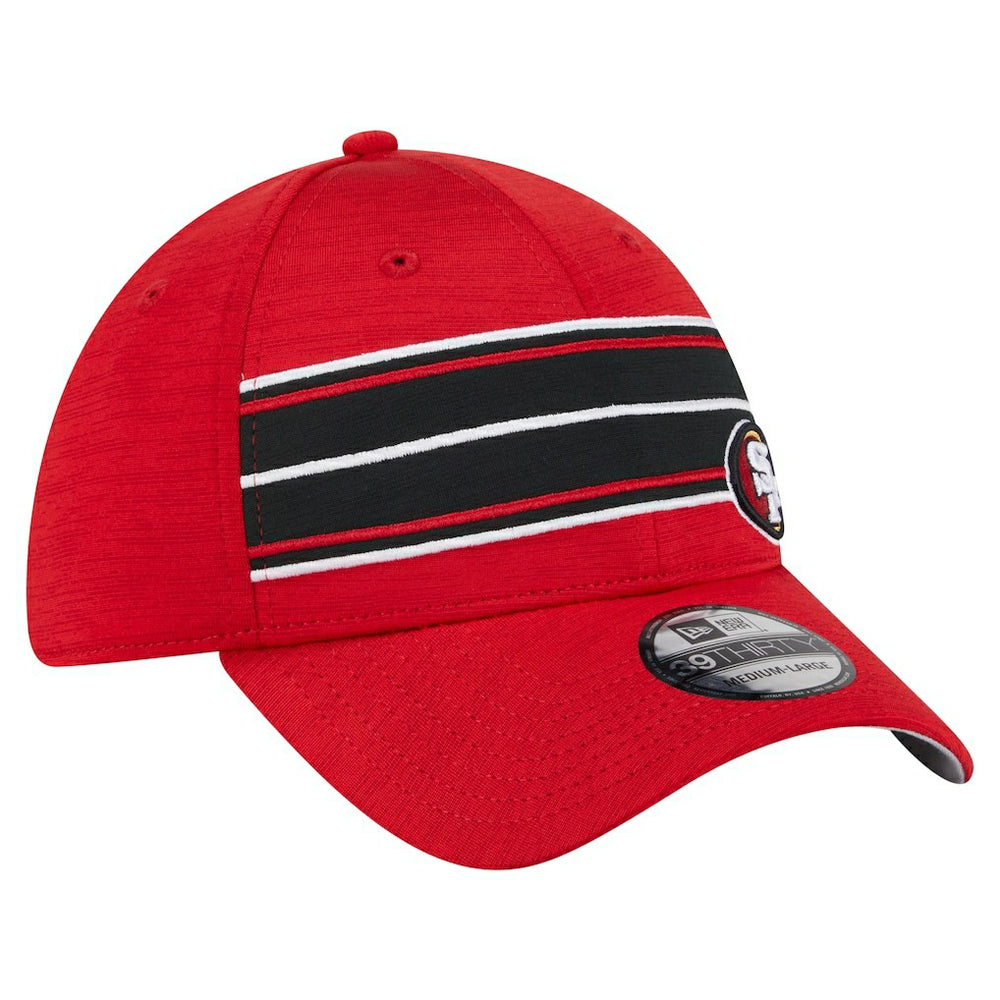 NFL San Francisco 49ers Stripes 39THIRTY Flex Hat