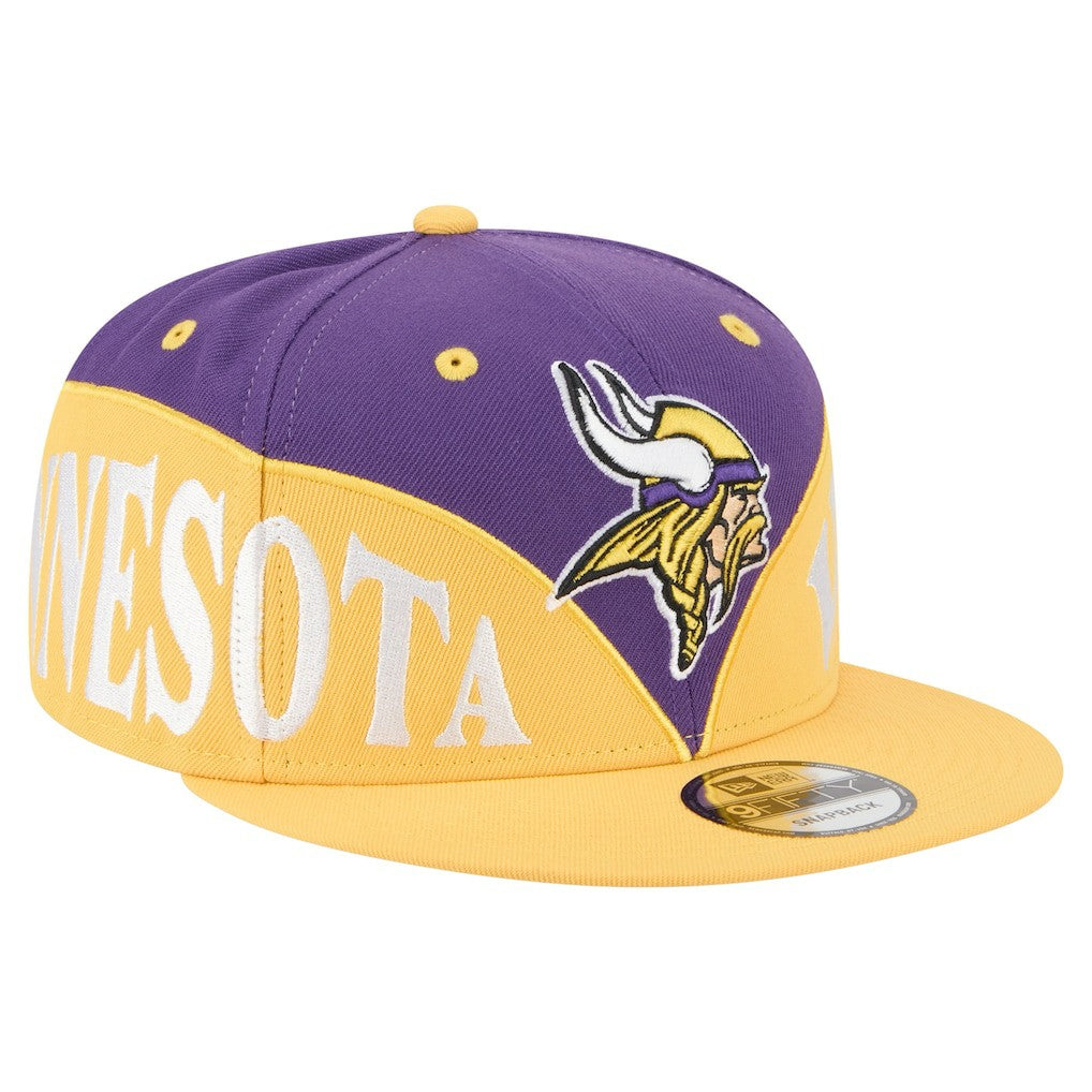 NFL Minnesota Vikings Split 9FIFTY Snapback Hat
