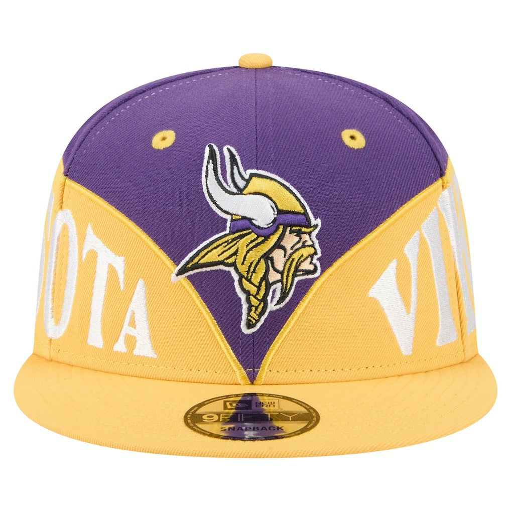 NFL Minnesota Vikings Split 9FIFTY Snapback Hat