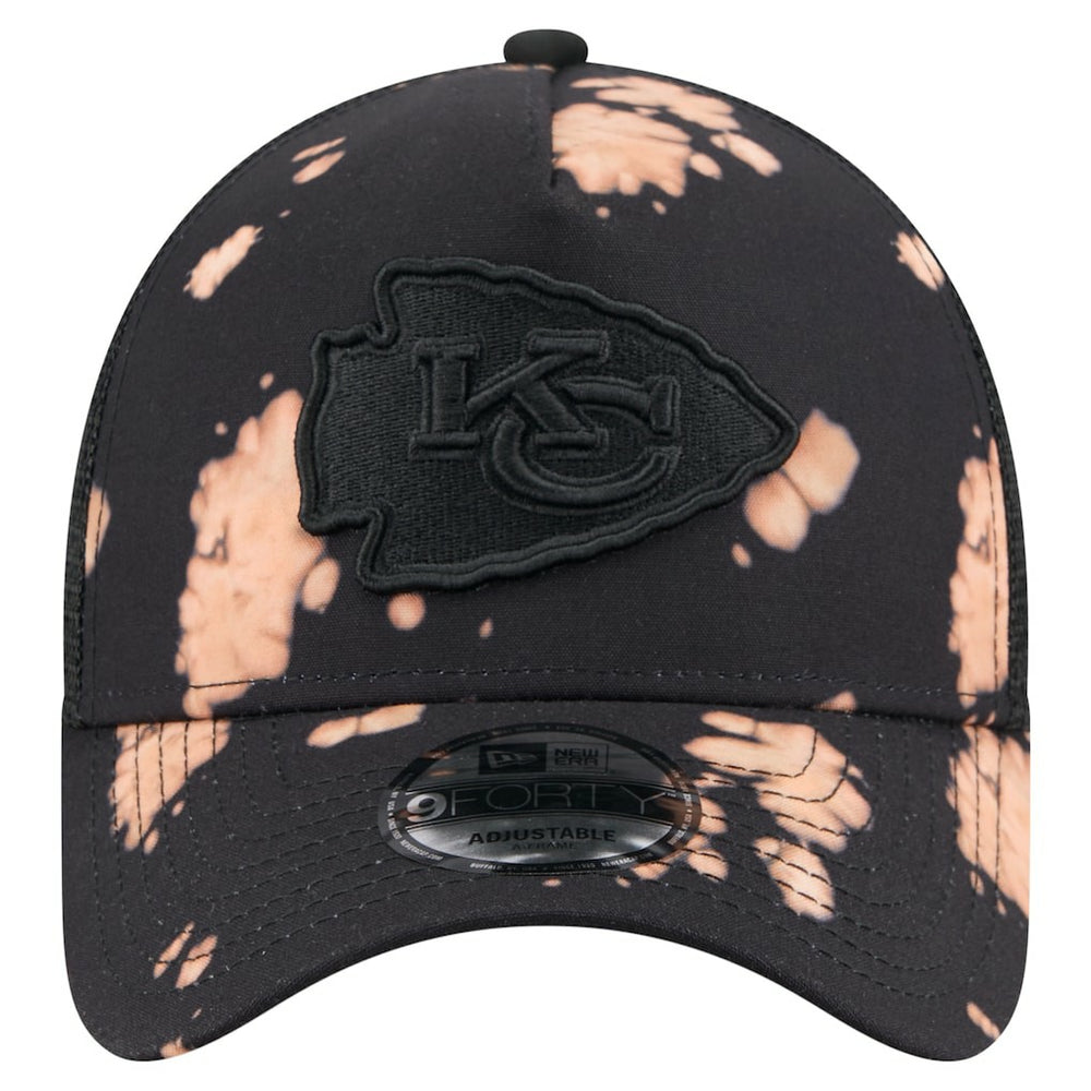 NFL Kansas City Chiefs Bleached 9FORTY A-Frame Adjustable Hat