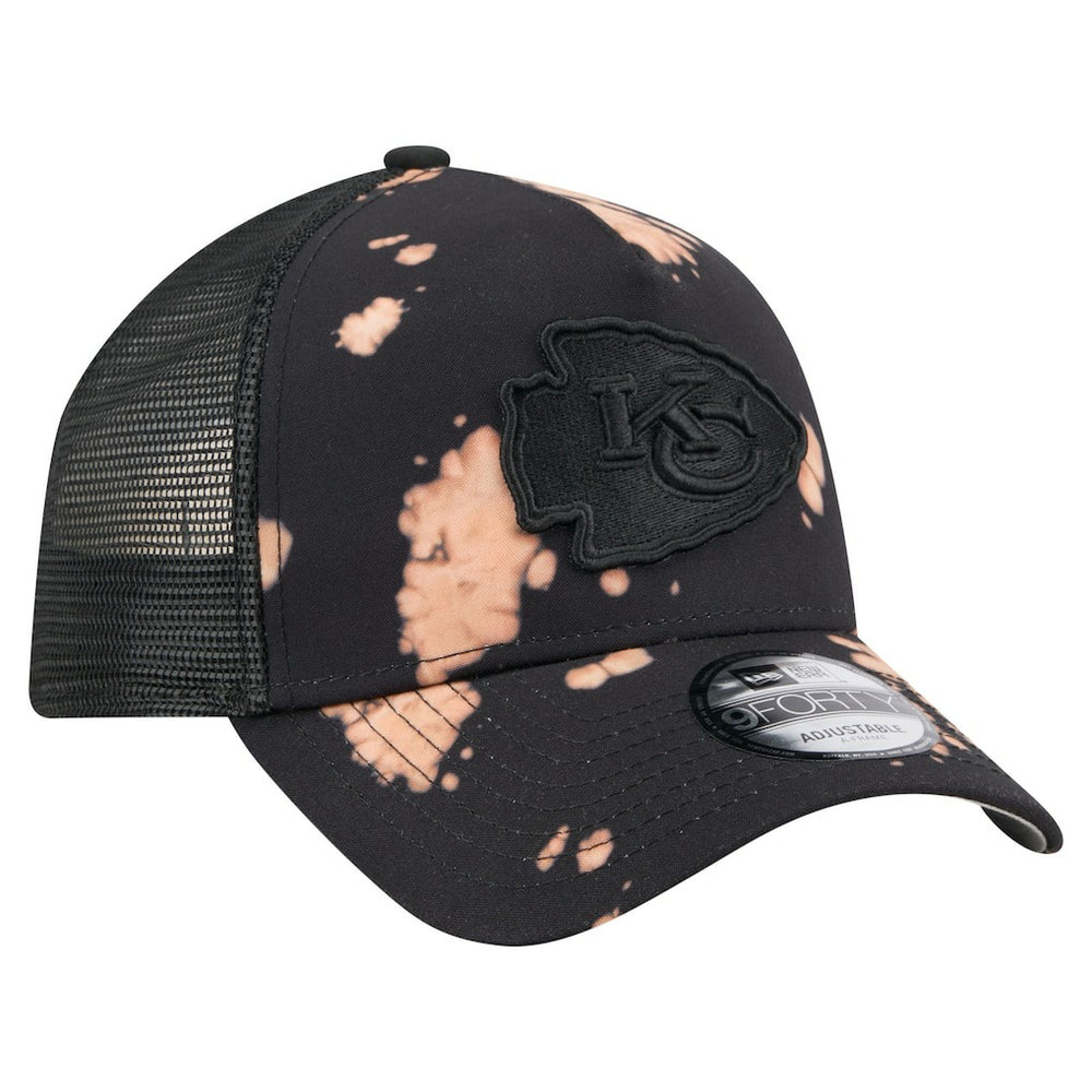 NFL Kansas City Chiefs Bleached 9FORTY A-Frame Adjustable Hat