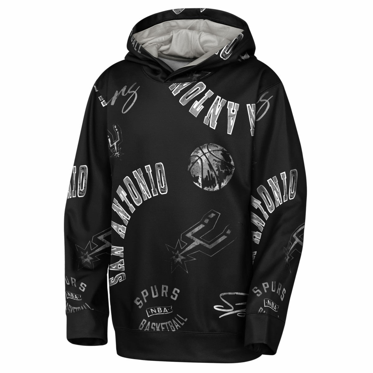 San Antonio Spurs Outerstuff Youth Moving Violation Hoodie - Black for sale