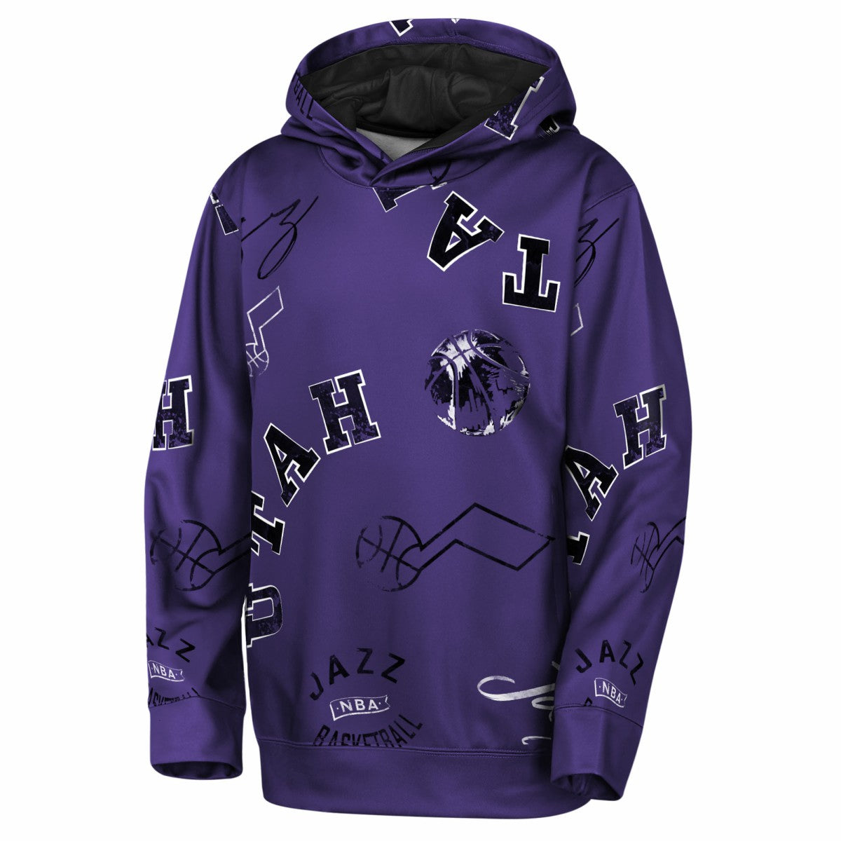 Utah Jazz Outerstuff Youth Moving Violation Hoodie - Purple outlet