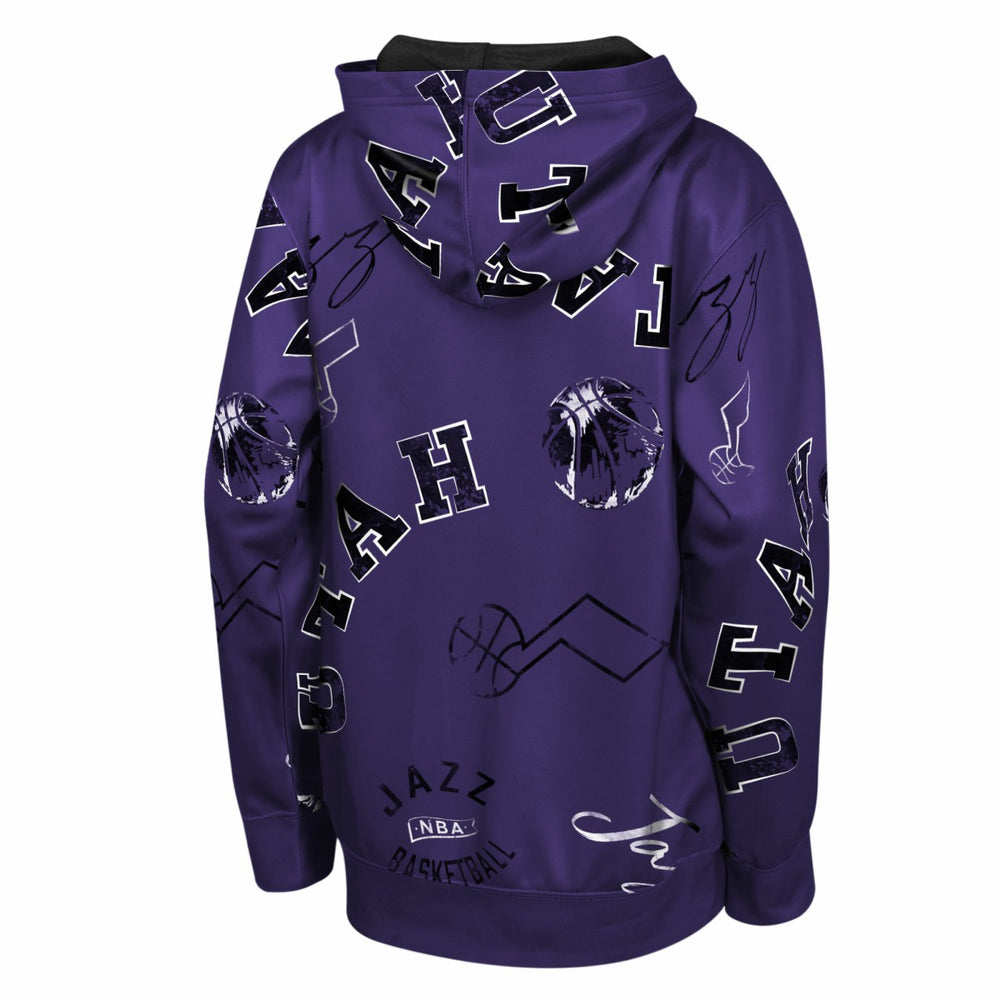 Utah Jazz Outerstuff Youth Moving Violation Hoodie - Purple outlet