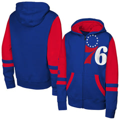 Philadelphia 76ers Outerstuff Youth Straight to the League Full-Zip Hoodie - Royal cheap