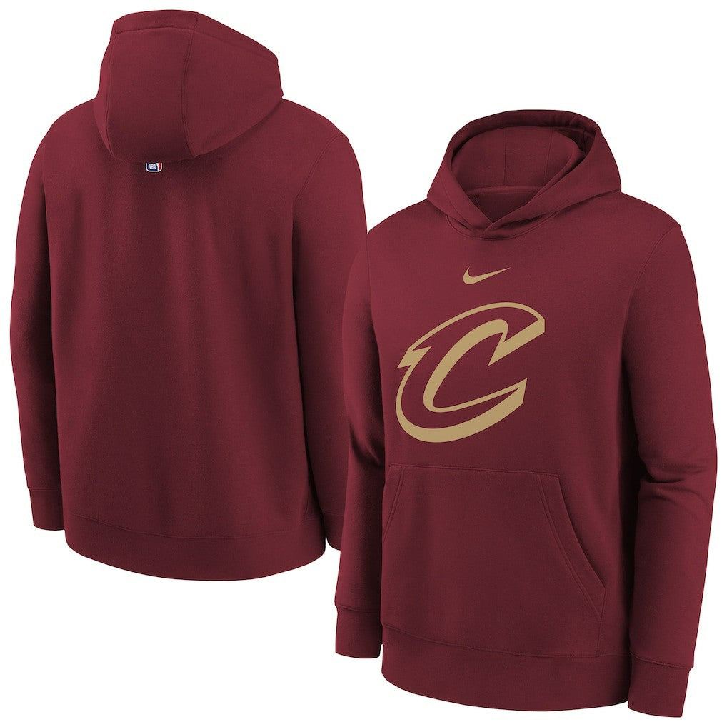 Cleveland Cavaliers Youth 2025/26 Club Fleece Hoodie sale - Wine | Nike on sale