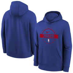 Philadelphia 76ers Youth 2025/26 Club Fleece Practice Hoodie - Royal | Nike cheap