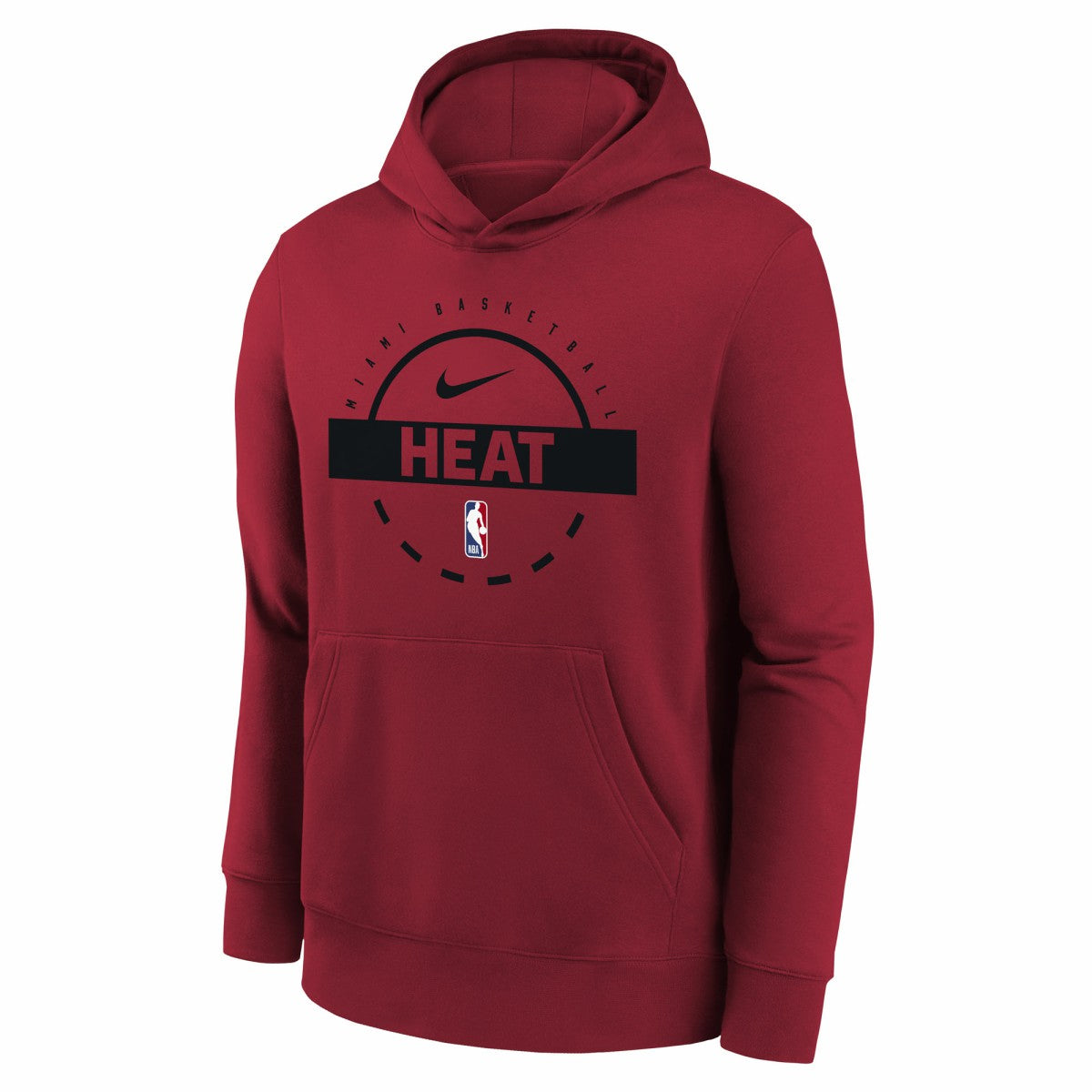 Miami Heat Youth 2025/26 Club Fleece Practice Hoodie - Red | Nike for sale