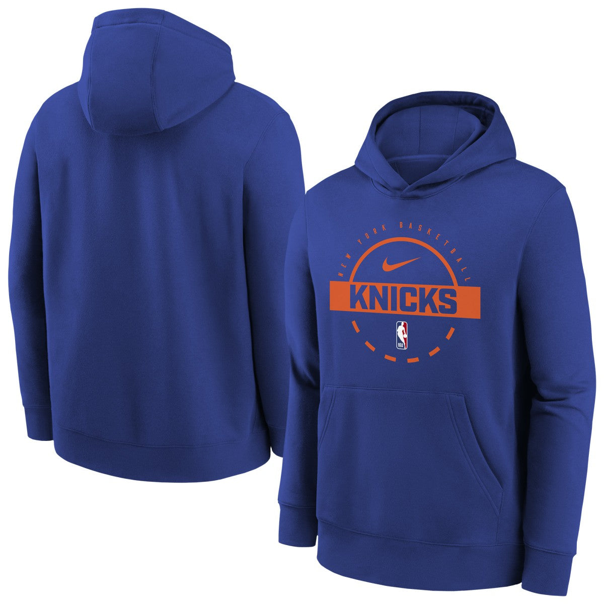 New York Knicks Youth 2025/26 Club Fleece Practice Hoodie - Blue | Nike on sale