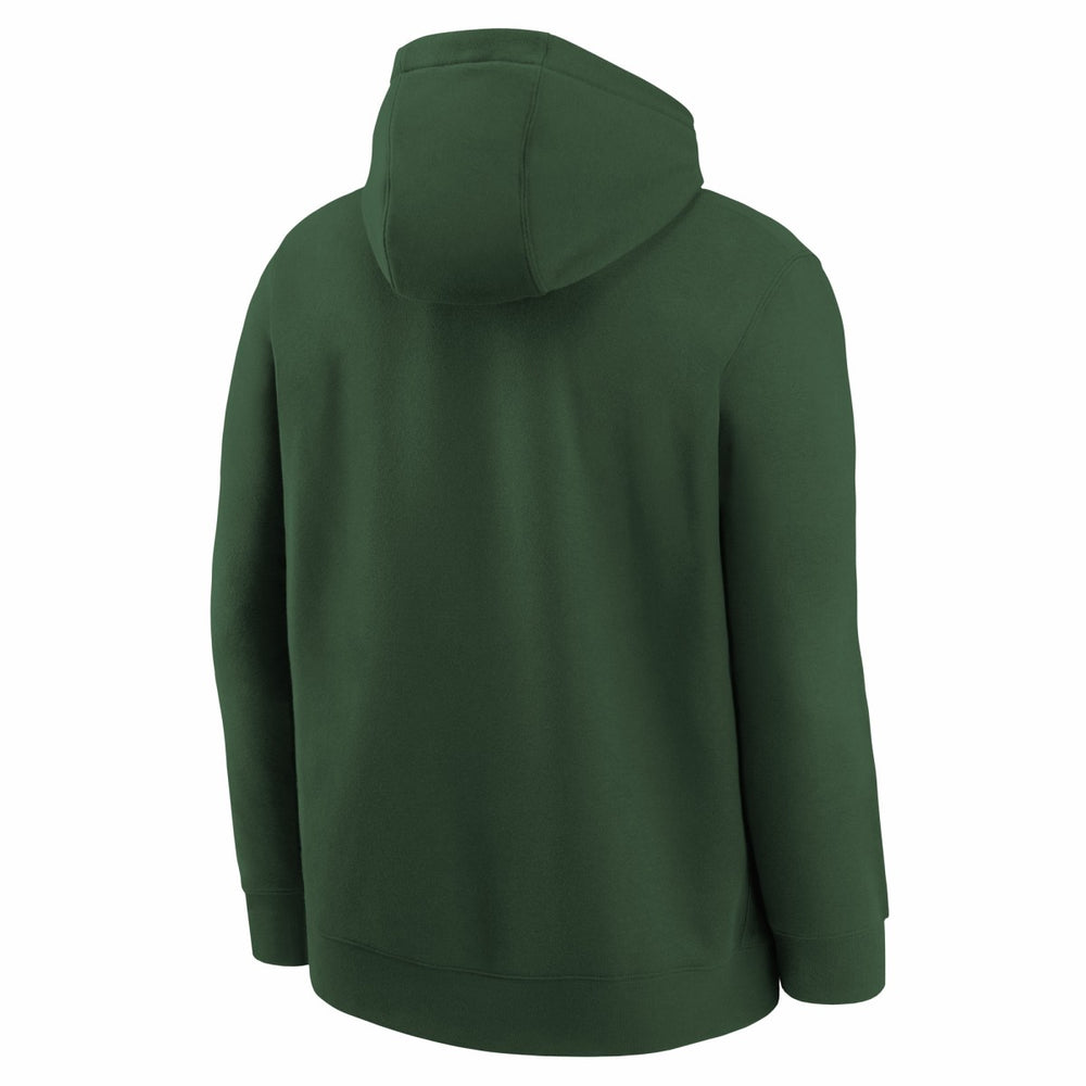 Milwaukee Bucks Youth 2025/26 Club Fleece Practice Hoodie - Hunter Green | Nike for sale