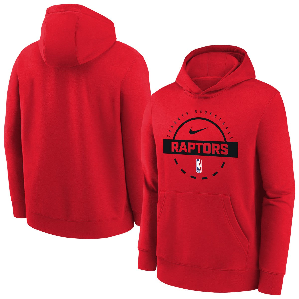 Toronto Raptors Youth 2025/26 Club Fleece Practice Hoodie - Red | Nike cheap