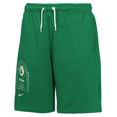 Boston Celtics Youth Courtside Club Fleece Shorts - Kelly Green | Nike on sale