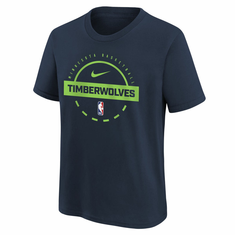 Minnesota Timberwolves Youth Practice T-Shirt - Navy | Nike discount