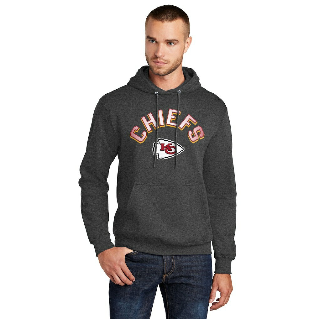 NFL Kansas City Chiefs Starter Arch Over Logo Pullover Hoodie