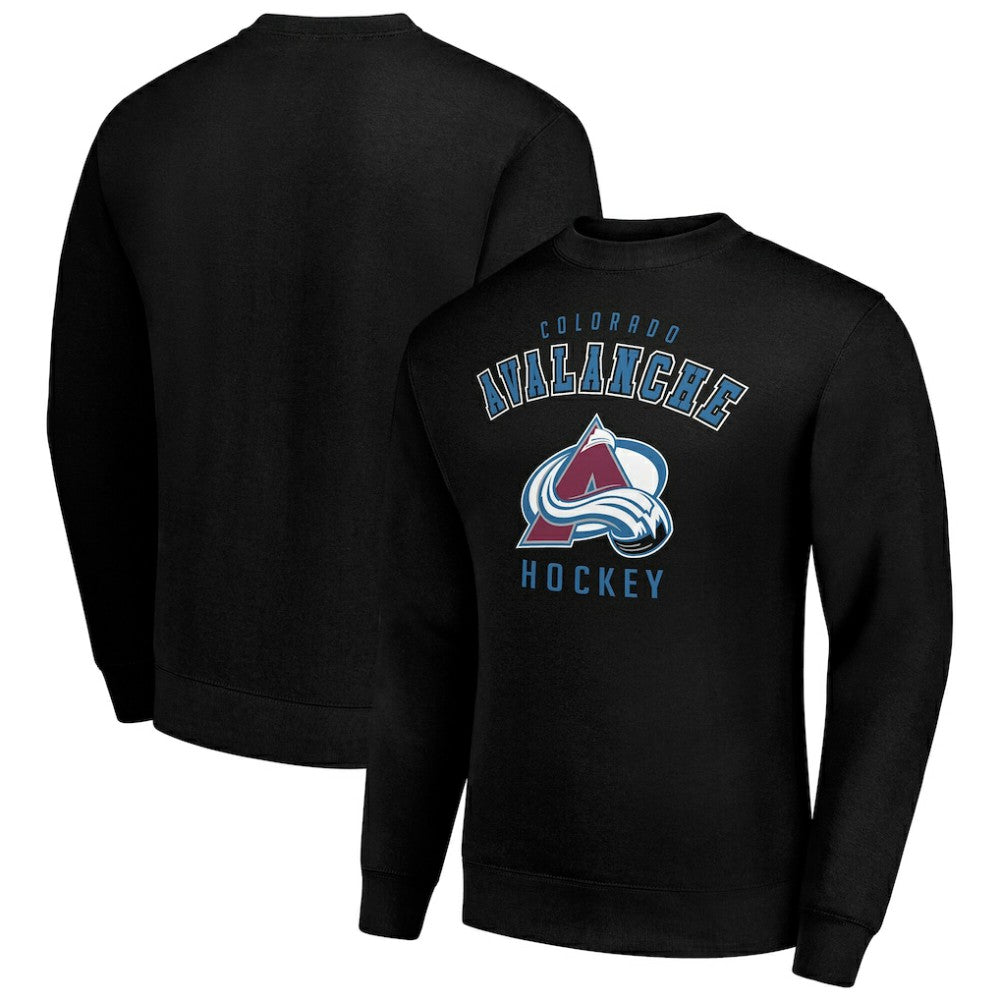 Colorado Avalanche Men's Starter Team Logo Fleece Pullover Sweatshirt