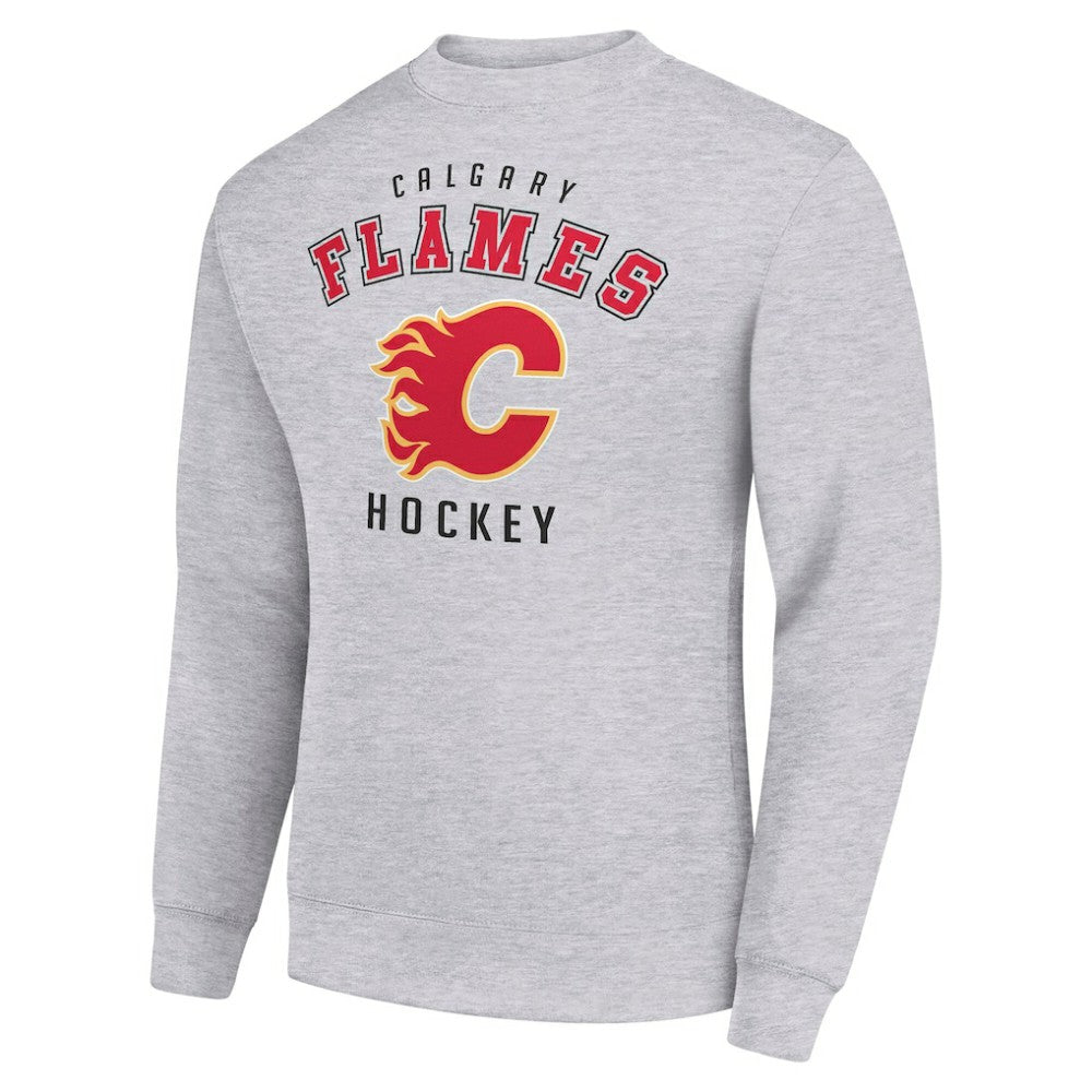 Calgary Flames Men's Starter Team Logo Fleece Pullover Sweatshirt