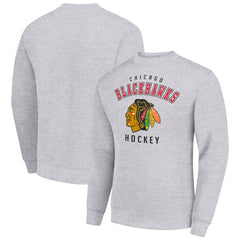 Chicago Blackhawks Men's Starter Team Logo Fleece Pullover Sweatshirt