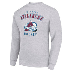 Colorado Avalanche Men's Starter Team Logo Fleece Pullover Sweatshirt