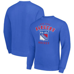 New York Rangers Men's Starter Team Logo Fleece Pullover Sweatshirt