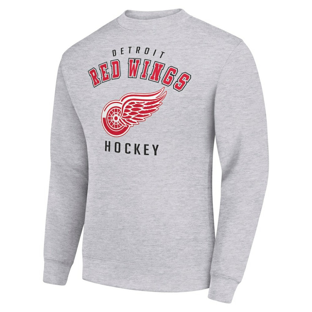 Detroit Red Wings Men's Starter Team Logo Fleece Pullover Sweatshirt