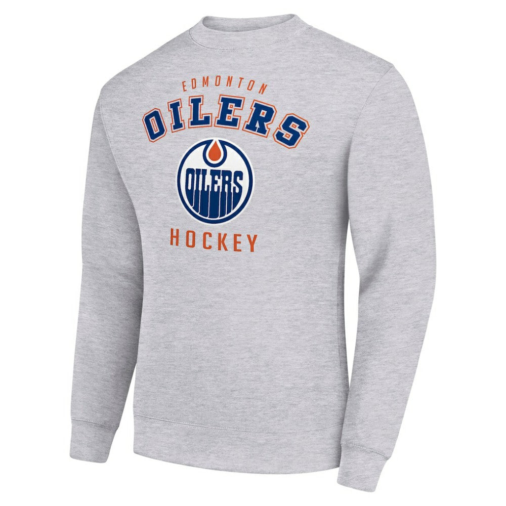 Edmonton Oilers Men's Starter Team Logo Fleece Pullover Sweatshirt