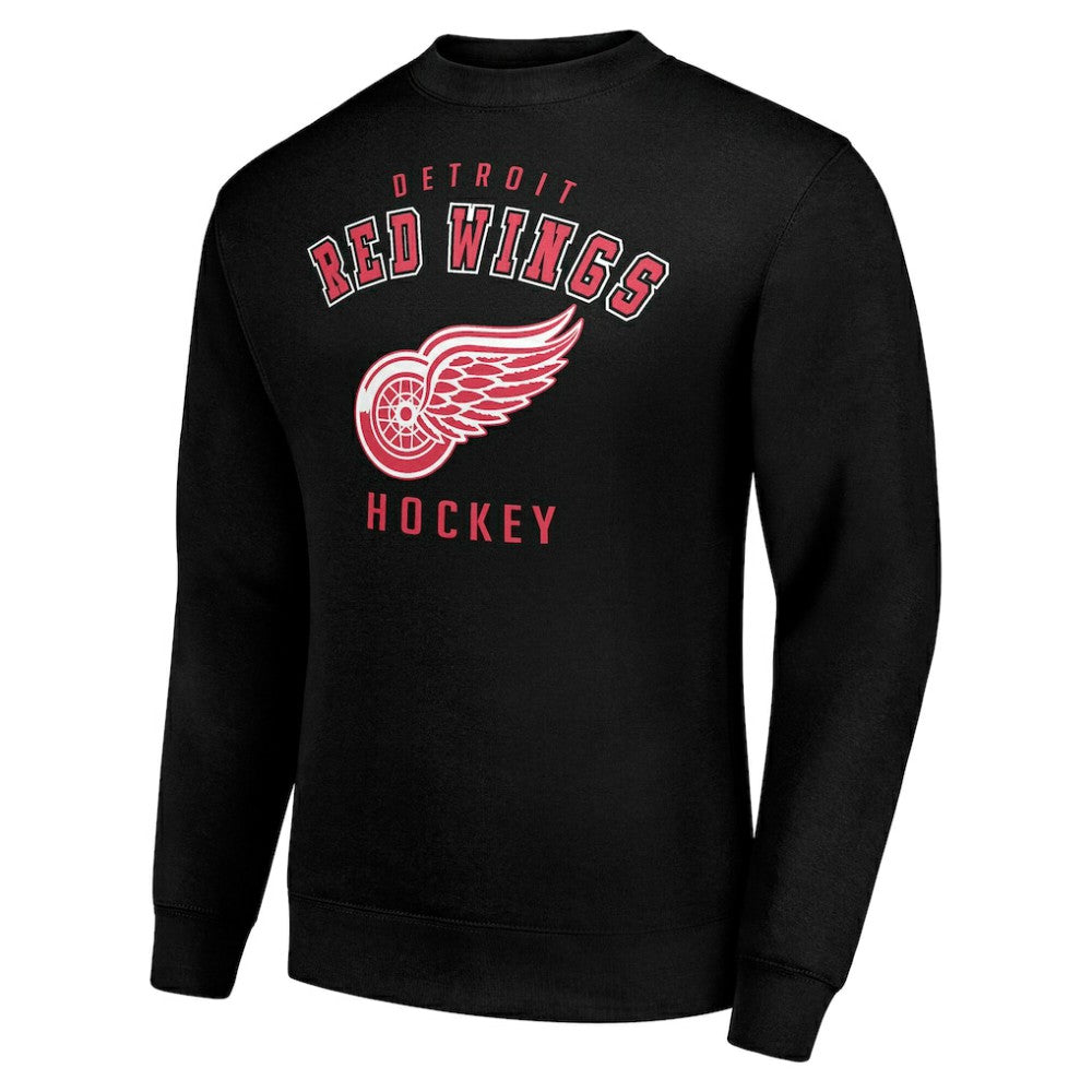 Detroit Red Wings Men's Starter Team Logo Fleece Pullover Sweatshirt